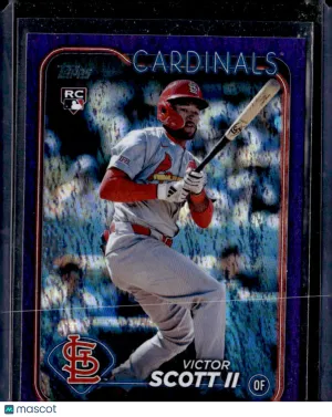 2024 Topps Update Series Victor Scott II #US2 Purple Foil /799