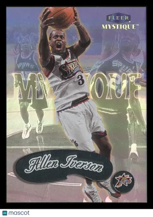 Allen Iverson 1999 Fleer Mystique Philadelphia 76ers HOF #1 front