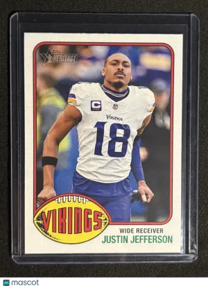 2026 Topps Heritage Justin Jefferson #156