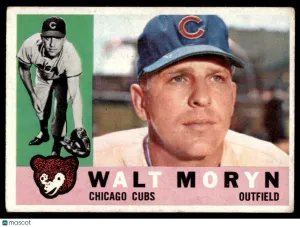 1960 Baseball Card Walt Moryn #74