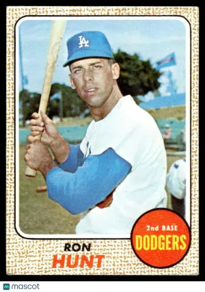 1968 Baseball Card Ron Hunt #15