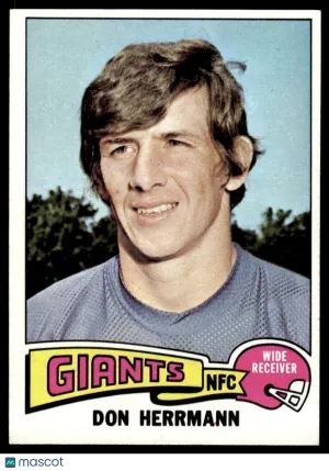 1975 Football Don Herrmann #308