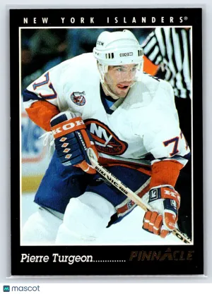 1992 Pinnacle Pierre Turgeon #160 New York Islanders