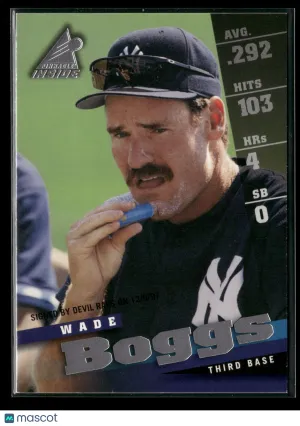 1998 Pinnacle Inside Wade Boggs #55