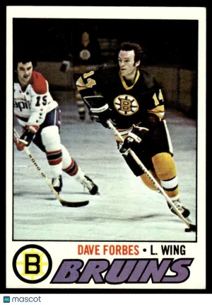 1977 Hockey Card Dave Forbes #143