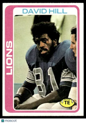 1978 Football David Hill #26