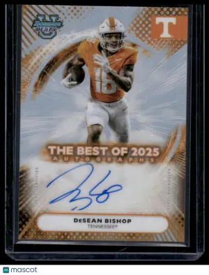 2025 Bowman University Best DeSean Bishop #BOA-DBI