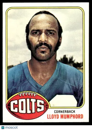 1976 Football Card Lloyd Mumphord #392