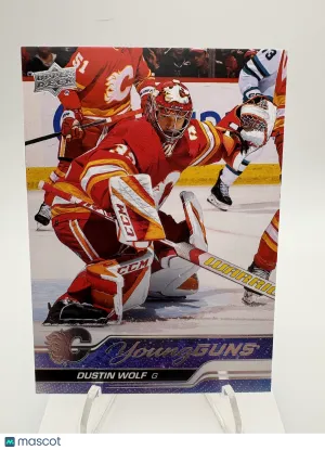 2023 Upper Deck Series 1 Dustin Wolf #210 Rookie