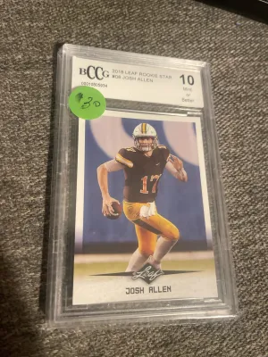 2018 Leaf Rookie Star Josh Allen
