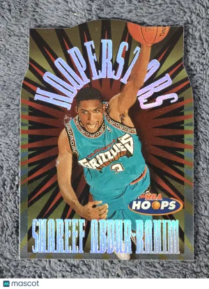 1997 SkyBox Hoops Hoopstars #11 Shareef Abdur-Rahim Vancouver Grizzlies Basketball Card