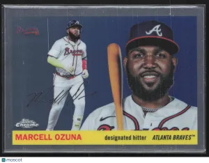 2025 Topps Heritage Chrome Marcell Ozuna #97