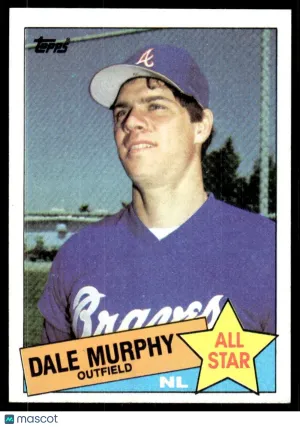 1985 Baseball Card Dale Murphy #716