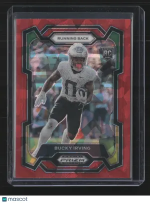 Bucky Irving 2024 Panini Prizm Draft Picks #172-Red Ice Prizm