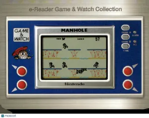2002 e-Reader Game & Watch Collection Manhole #02-A001