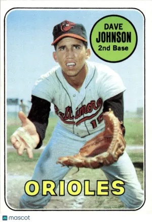 1969 Baseball Card Dave Johnson #203