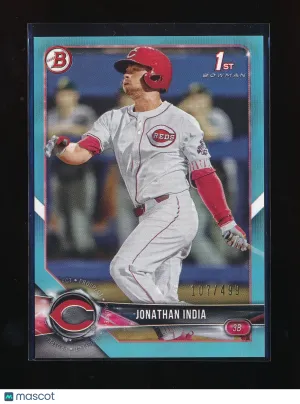 2018 Bowman Draft Jonathan India #BD-112 Sky Blue Rookie