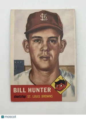 1953 Topps Bill Hunter #166