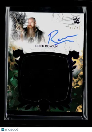 2025 Topps Royalty WWE Erick Rowan #RYA-ERO Autograph Relic 50/50 Auto