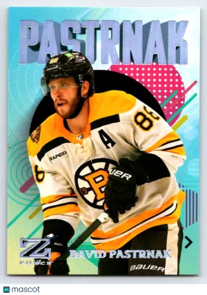 2024 SkyBox Metal Universe David Pastrnak Z-Force Trance Rave 04/10