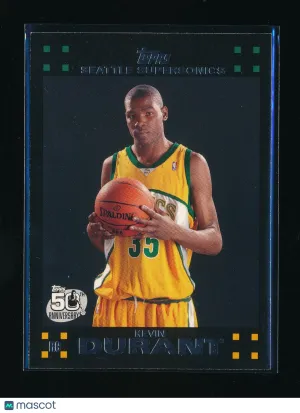 2007-08 Topps Kevin Durant #112 Rookie