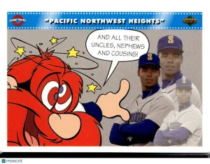 1992 Upper Deck Comic Ball Jim Abbott Ken Griffey Jr. #90