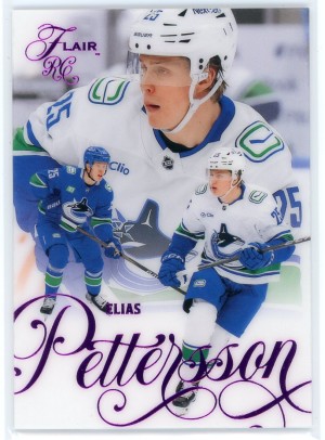 2025-26 Flair #162 Elias Pettersson /199