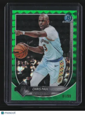 Chris Paul 2025 Bowman Chrome #BCV146-Green Geometric 81/99