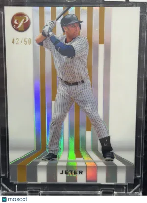 2026 Topps Pristine Spotless Derek Jeter #S-1 Gold Refractor /50