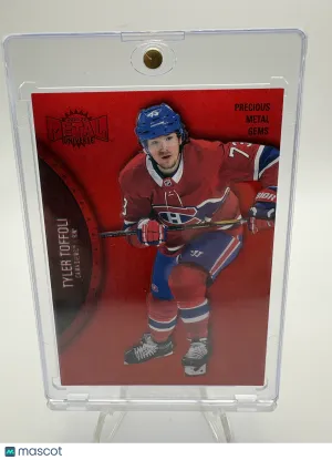 2020 SkyBox Metal Universe Tyler Toffoli #78 Precious Gems Red Bookend 100/100