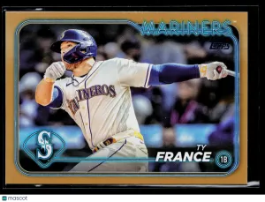 2024 Topps Ty France #611 Gold 1518/2024