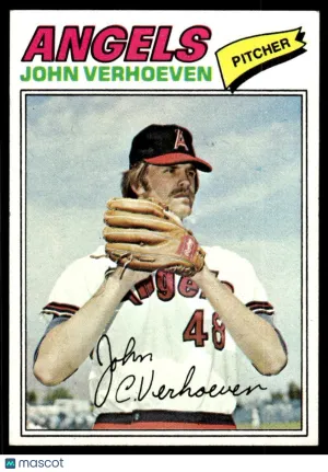 1977 Baseball Card John Verhoeven #91