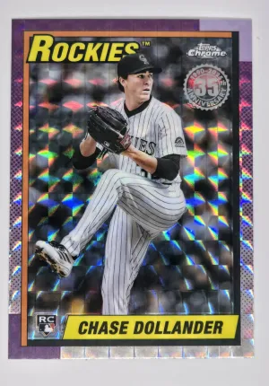 Chase Dollander - 2025 Topps Chrome 35th Anniversary Geo Refractor #90CU-16 (RC)