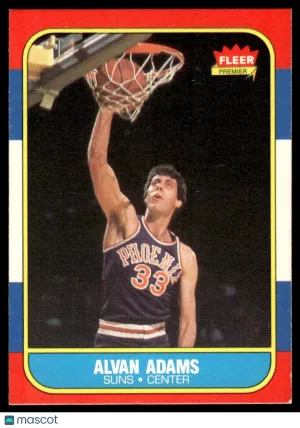 1986 Basketball Alvan Adams #2