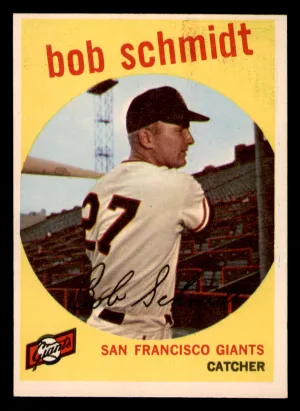 1959 Topps Bob Schmidt #109