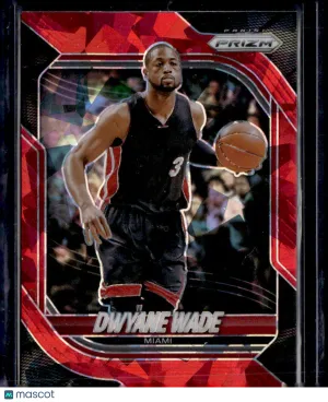 2025 Panini Prizm Dwyane Wade #92 Red Cracked Ice