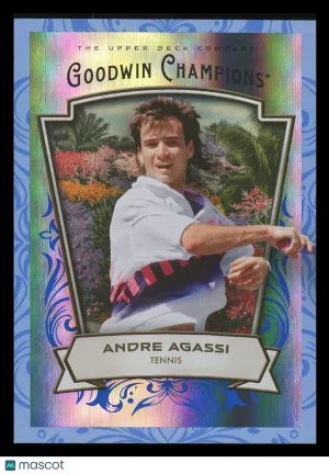 Andre Agassi 2026 Upper Deck Goodwin Champions #32 Royal Rainbow