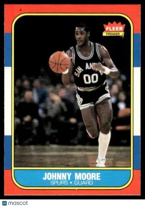 1986 Basketball Johnny Moore #76