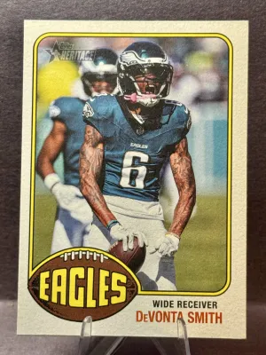 2026 Topps Heritage Football DeVonta Smith #139