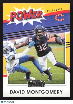 2021 Panini Contenders David Montgomery #PP-DMO Power Players