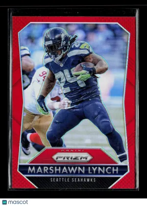 2015 Panini Prizm Football Marshawn Lynch #198 Red
