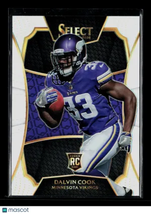 2017 Panini Select Football Dalvin Cook #8 RC