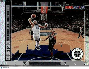 2020 Panini NBA Hoops Premium Stock Courtside Prizm Karl-Anthony Towns #8 Silver