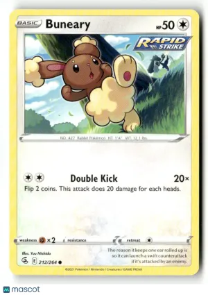 Fusion Strike Buneary Common #212/264