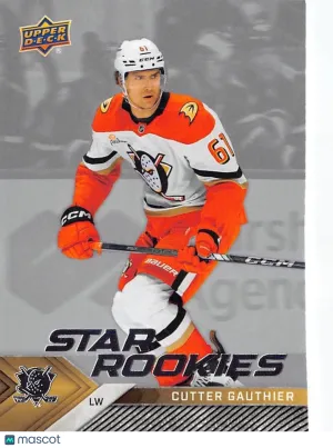 2024-25 Upper Deck NHL Star Rookies Box Set Cutter Gauthier #1 Anaheim Ducks
