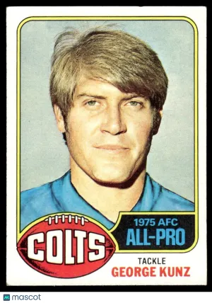 1976 Football Card George Kunz #410