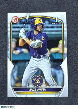2023 Bowman BP-150 Jace Avina Prospects Milwaukee Brewers