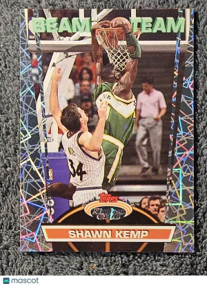 1992 Topps Stadium Club Beam Team #3 Shawn Kemp