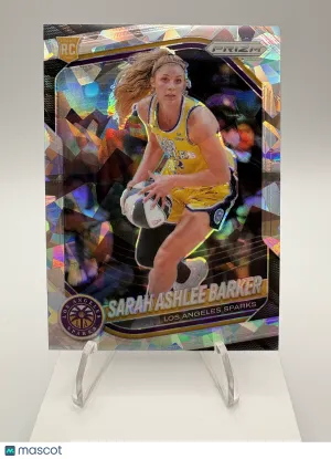 2025 Panini Prizm WNBA Sarah Ashlee Barker #31 Cracked Ice Rookie RC