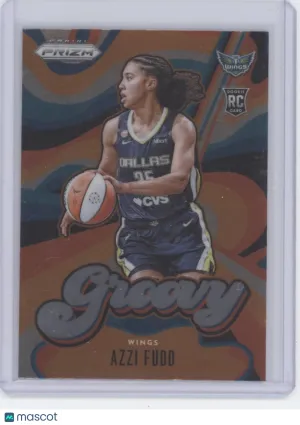 2026 Panini Prizm Azzi Fudd #11 Groovy Refractor RC